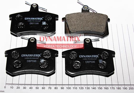 Dynamatrix DBP596 - Гальмівні колодки, дискові гальма autozip.com.ua