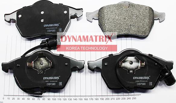 Dynamatrix DBP590 - Гальмівні колодки, дискові гальма autozip.com.ua