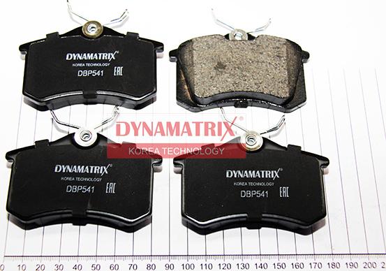 Dynamatrix DBP541 - Гальмівні колодки, дискові гальма autozip.com.ua