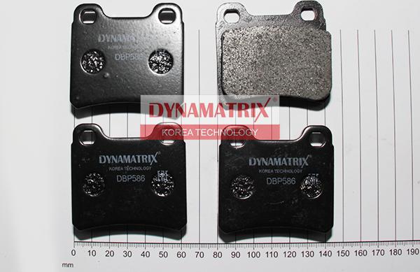 Dynamatrix DBP586 - Гальмівні колодки, дискові гальма autozip.com.ua