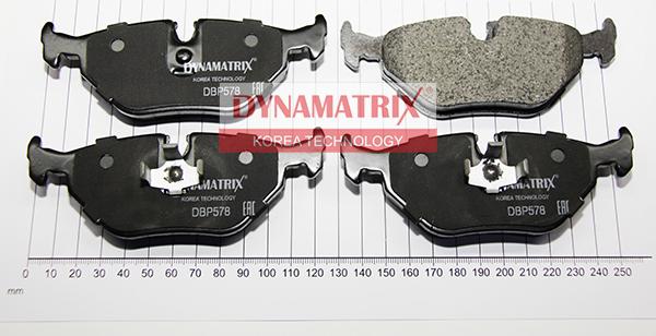 Dynamatrix DBP578 - Гальмівні колодки, дискові гальма autozip.com.ua