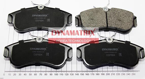 Dynamatrix DBP604 - Гальмівні колодки, дискові гальма autozip.com.ua