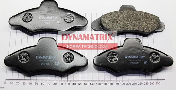 Dynamatrix DBP617 - Гальмівні колодки, дискові гальма autozip.com.ua