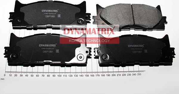 Dynamatrix DBP1991 - Гальмівні колодки, дискові гальма autozip.com.ua