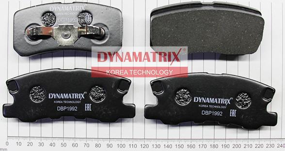 Dynamatrix DBP1992 - Гальмівні колодки, дискові гальма autozip.com.ua