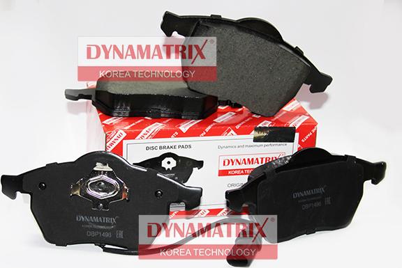 Dynamatrix DBP1496 - Гальмівні колодки, дискові гальма autozip.com.ua