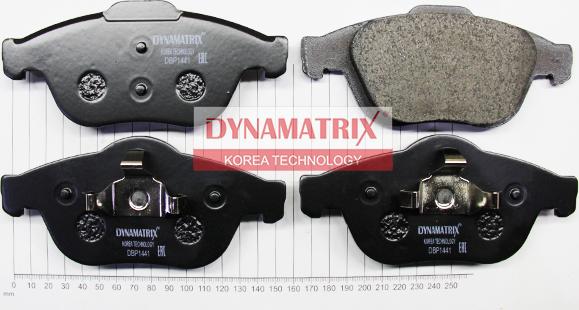 Dynamatrix DBP1441 - Гальмівні колодки, дискові гальма autozip.com.ua