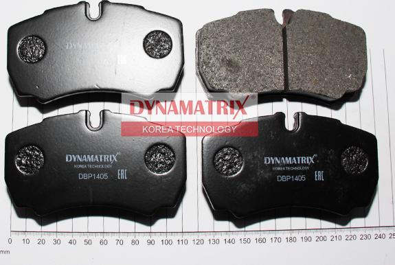Dynamatrix DBP1405 - Гальмівні колодки, дискові гальма autozip.com.ua