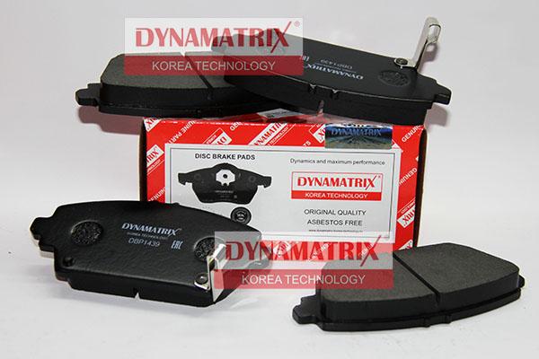 Dynamatrix DBP1439 - Гальмівні колодки, дискові гальма autozip.com.ua