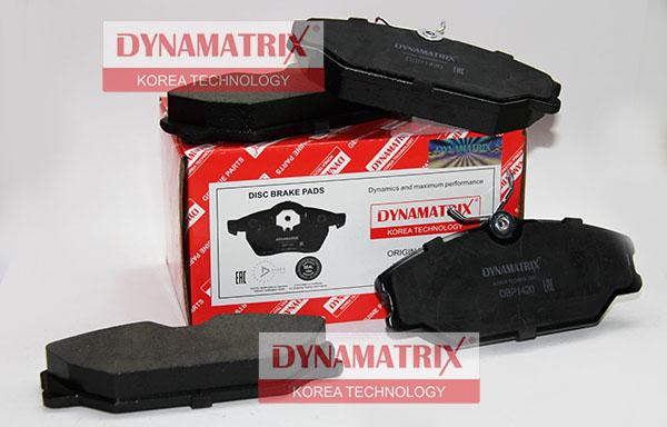 Dynamatrix DBP1420 - Гальмівні колодки, дискові гальма autozip.com.ua