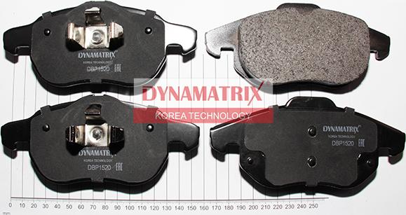 Dynamatrix DBP1520 - Гальмівні колодки, дискові гальма autozip.com.ua