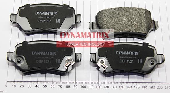 Dynamatrix DBP1521 - Гальмівні колодки, дискові гальма autozip.com.ua