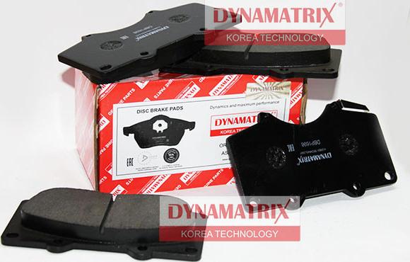 Dynamatrix DBP1698 - Гальмівні колодки, дискові гальма autozip.com.ua