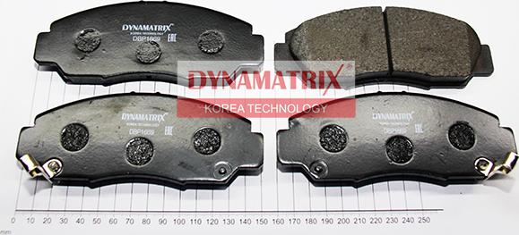 Dynamatrix DBP1669 - Гальмівні колодки, дискові гальма autozip.com.ua