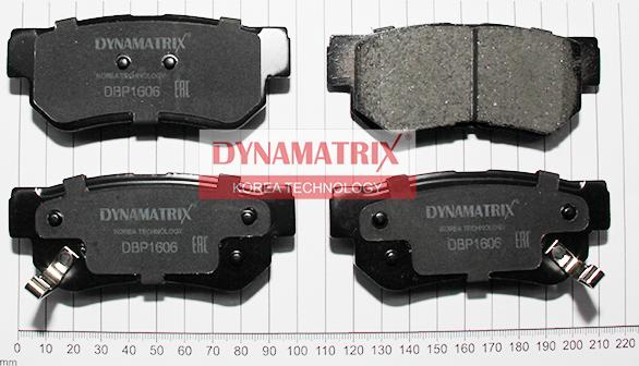 Dynamatrix DBP1606 - Гальмівні колодки, дискові гальма autozip.com.ua