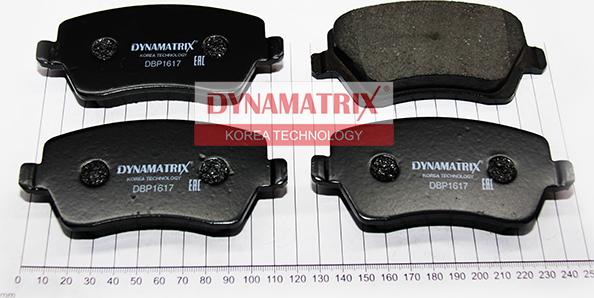 Dynamatrix DBP1617 - Гальмівні колодки, дискові гальма autozip.com.ua