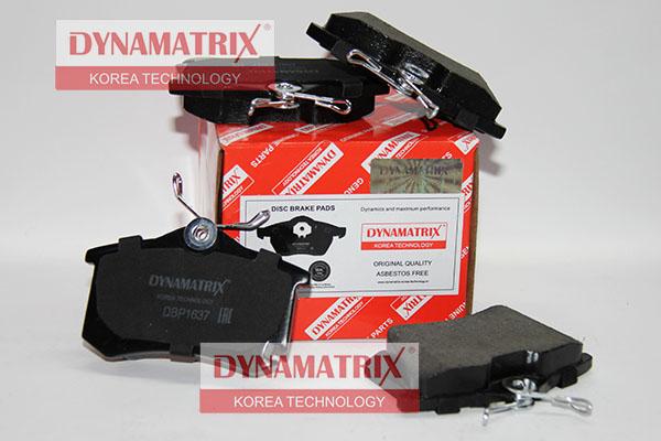 Dynamatrix DBP1637 - Гальмівні колодки, дискові гальма autozip.com.ua