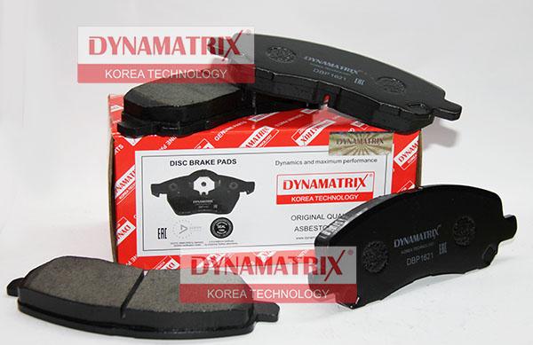 Dynamatrix DBP1621 - Гальмівні колодки, дискові гальма autozip.com.ua