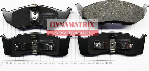 Dynamatrix DBP1098 - Гальмівні колодки, дискові гальма autozip.com.ua