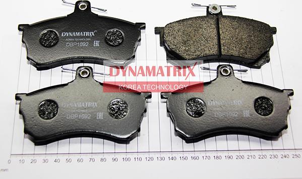 Dynamatrix DBP1092 - Гальмівні колодки, дискові гальма autozip.com.ua