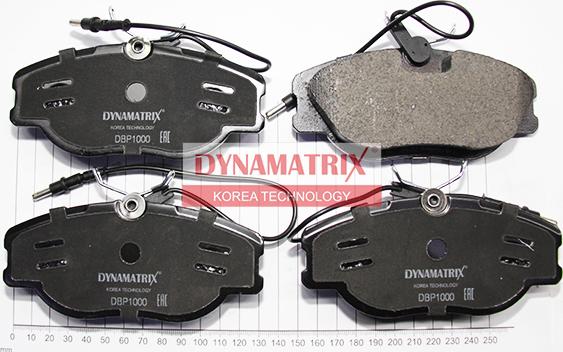 Dynamatrix DBP1000 - Гальмівні колодки, дискові гальма autozip.com.ua