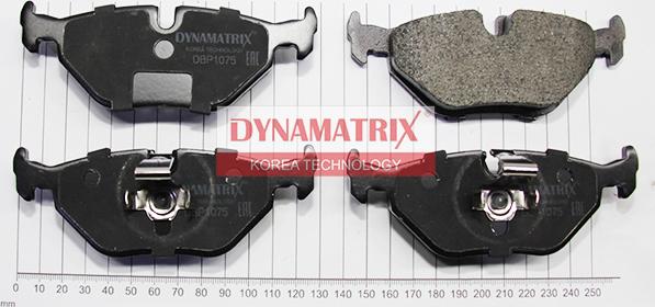 Dynamatrix DBP1075 - Гальмівні колодки, дискові гальма autozip.com.ua