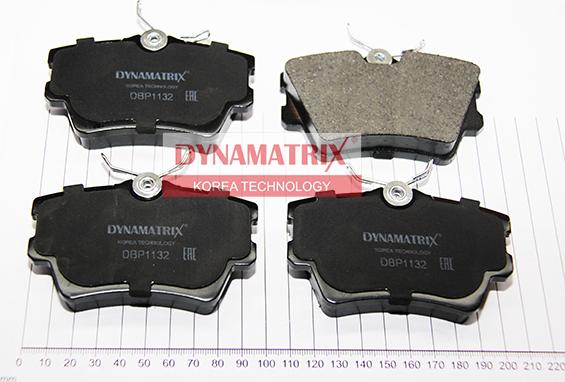 Dynamatrix DBP1132 - Гальмівні колодки, дискові гальма autozip.com.ua