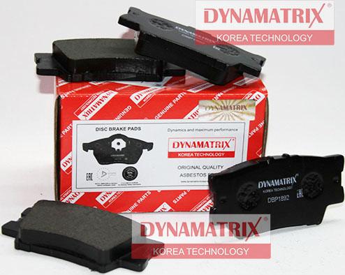Dynamatrix DBP1892 - Гальмівні колодки, дискові гальма autozip.com.ua