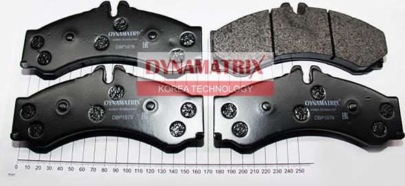 Dynamatrix DBP1879 - Гальмівні колодки, дискові гальма autozip.com.ua