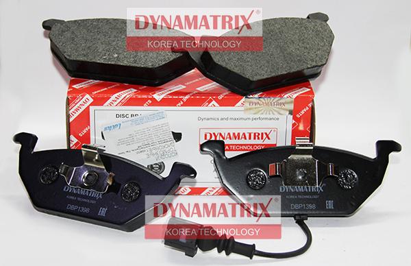Dynamatrix DBP1398 - Гальмівні колодки, дискові гальма autozip.com.ua