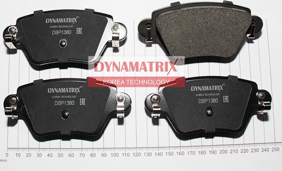 Dynamatrix DBP1380 - Гальмівні колодки, дискові гальма autozip.com.ua