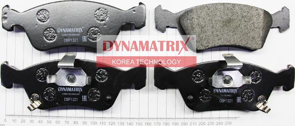 Dynamatrix DBP1321 - Гальмівні колодки, дискові гальма autozip.com.ua
