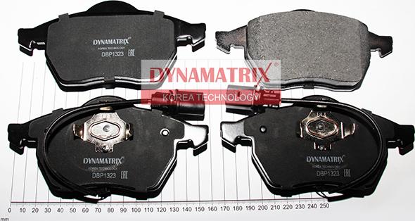 Dynamatrix DBP1323 - Гальмівні колодки, дискові гальма autozip.com.ua
