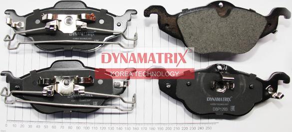 Dynamatrix DBP1293 - Гальмівні колодки, дискові гальма autozip.com.ua