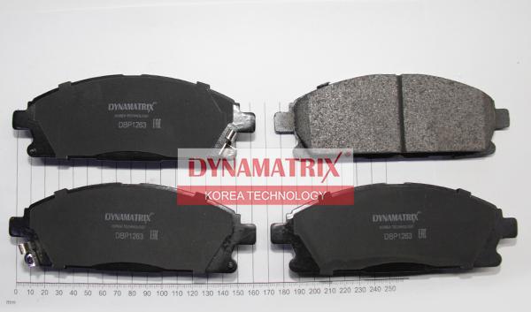 Dynamatrix DBP1263 - Гальмівні колодки, дискові гальма autozip.com.ua