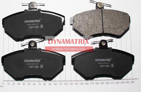 Dynamatrix DBP1289 - Гальмівні колодки, дискові гальма autozip.com.ua