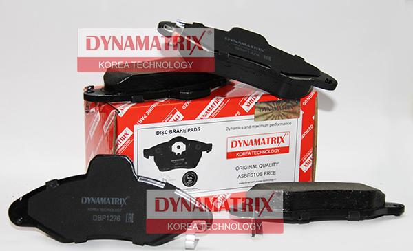 Dynamatrix DBP1276 - Гальмівні колодки, дискові гальма autozip.com.ua