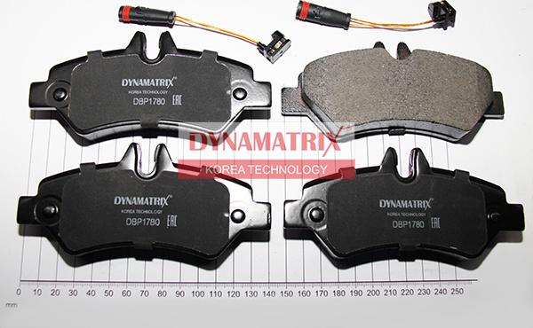 Dynamatrix DBP1780 - Гальмівні колодки, дискові гальма autozip.com.ua