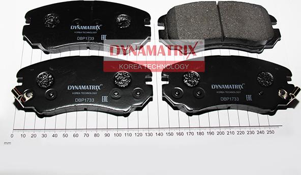 Dynamatrix DBP1733 - Гальмівні колодки, дискові гальма autozip.com.ua