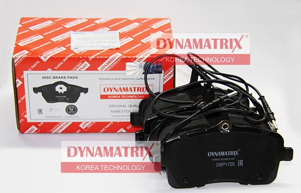 Dynamatrix DBP1725 - Гальмівні колодки, дискові гальма autozip.com.ua