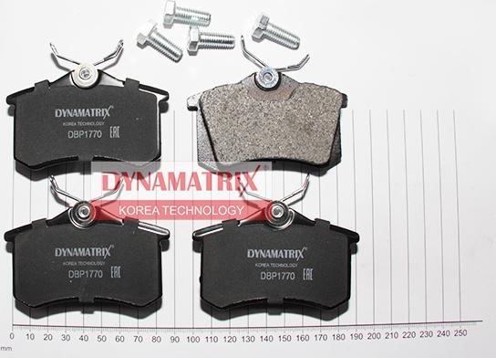 Dynamatrix DBP1770 - Гальмівні колодки, дискові гальма autozip.com.ua