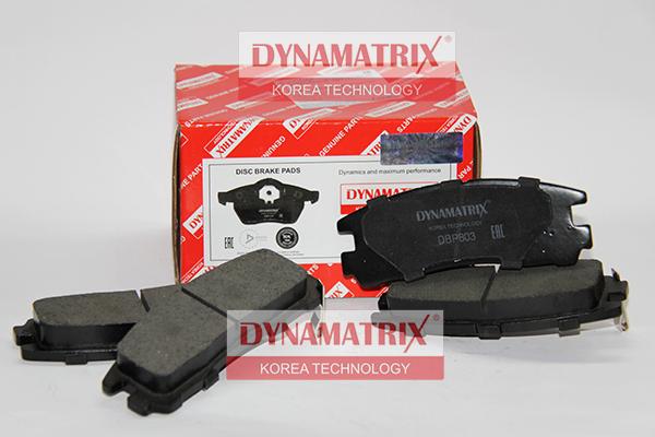 Dynamatrix DBP803 - Гальмівні колодки, дискові гальма autozip.com.ua