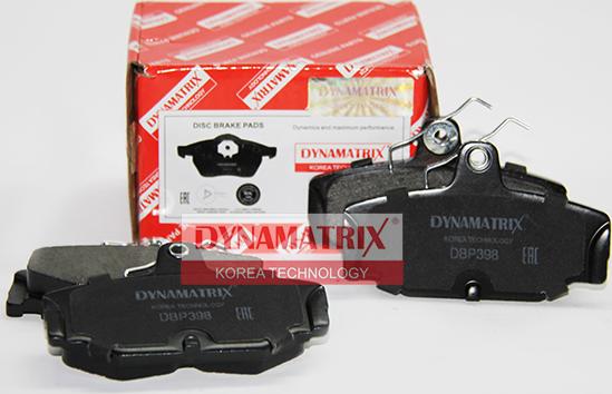 Dynamatrix DBP398 - Гальмівні колодки, дискові гальма autozip.com.ua