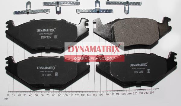Dynamatrix DBP385 - Гальмівні колодки, дискові гальма autozip.com.ua