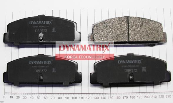 Dynamatrix DBP372 - Гальмівні колодки, дискові гальма autozip.com.ua