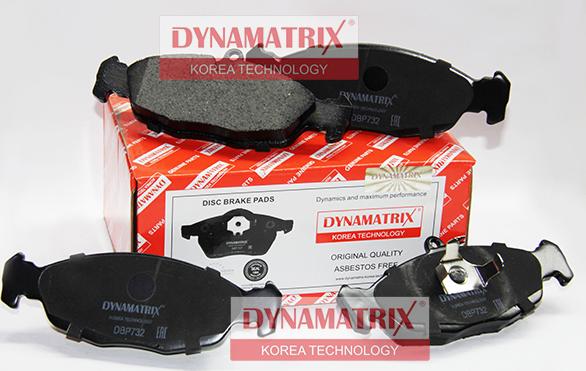 Dynamatrix DBP732 - Гальмівні колодки, дискові гальма autozip.com.ua