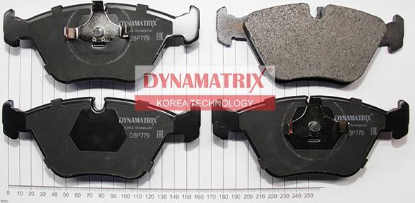 Dynamatrix DBP779 - Гальмівні колодки, дискові гальма autozip.com.ua