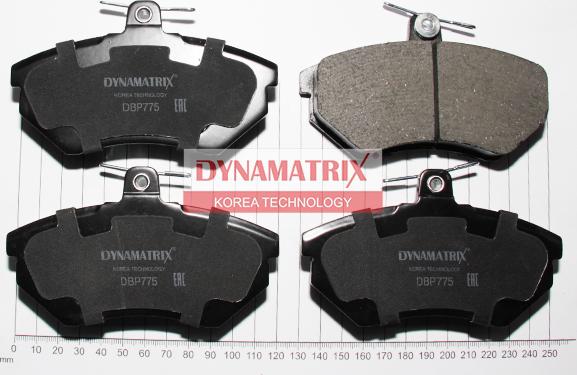 Dynamatrix DBP775 - Гальмівні колодки, дискові гальма autozip.com.ua