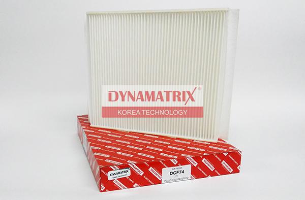 Dynamatrix DCF74 - Фільтр, повітря у внутрішній простір autozip.com.ua