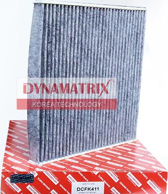 Dynamatrix DCFK411 - Фільтр, повітря у внутрішній простір autozip.com.ua